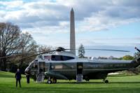 President Biden Flies In New Marine One Helicopter