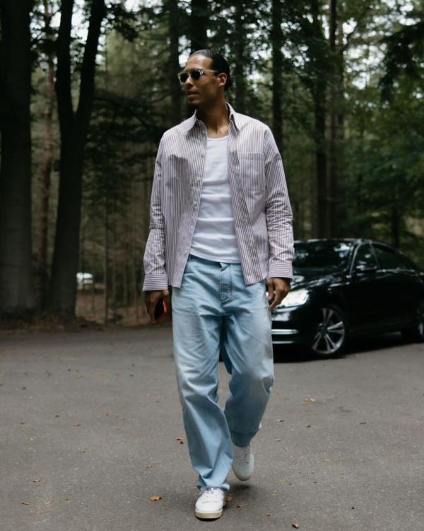 The photography brings out Virgil van Dijk's best qualities