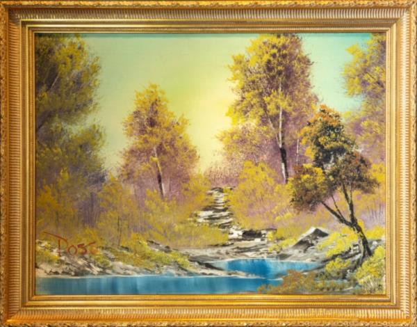 Bob Ross' first on-air painting sells for $9.85 million