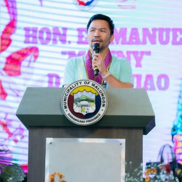 Manny Pacquiao celebrates Municipality of Malungon's 54th Foundation Anniversary