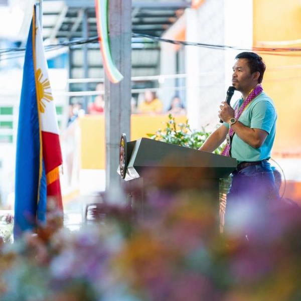 Manny Pacquiao celebrates Municipality of Malungon's 54th Foundation Anniversary