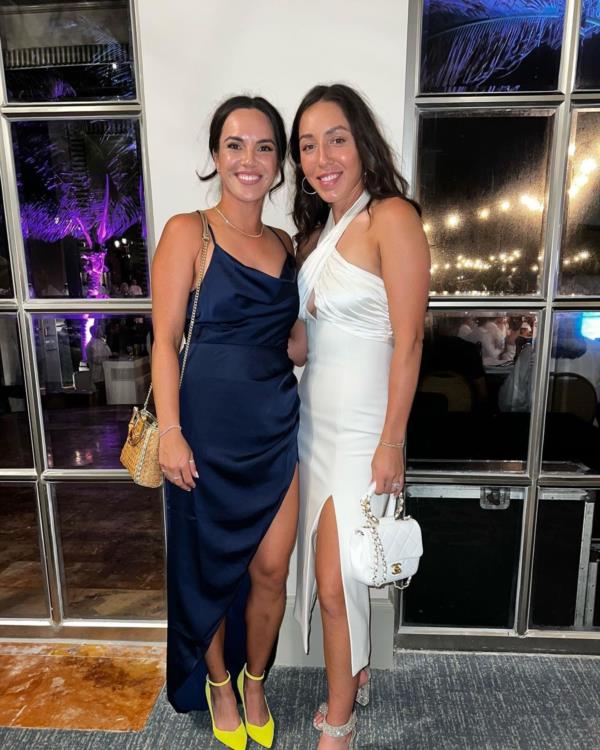 Jessica Pegula Shines in Elegant White Dress, Radiating Joy and Confidence