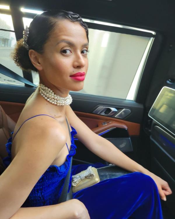 Gugu Mbatha Raw Stuns In Elegant Blue Photoshoot Gugu Mbatha Raw Stuns In Elegant Blue Photoshoot