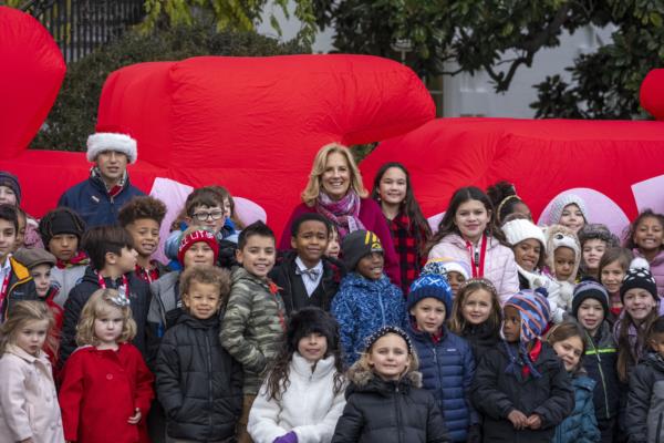 Jill Biden and Military Kids Spread Joy with Toys