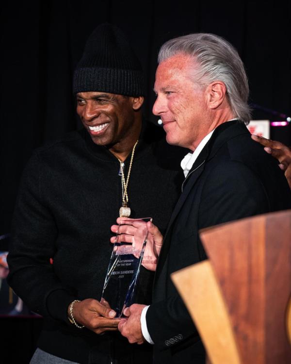 Deion Sanders: Radiant with Joy as Sportsperson of the Year