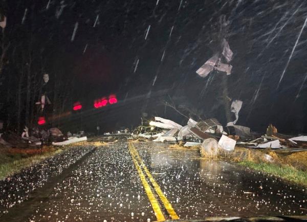 Severe Storms Hit Central And Southern US