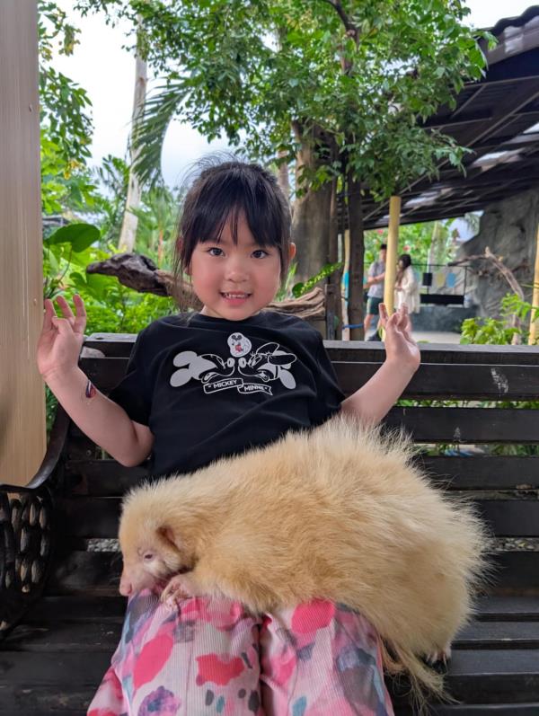 Michelle Yeoh Captures Friend's Child Embracing Gentle Creature