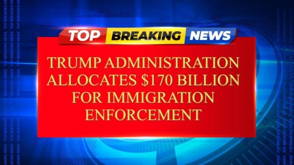 Trump Administration Allocates $170 Billion For Immigration Enforcement