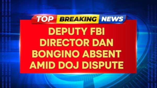 Deputy FBI Director Dan Bongino Absent Amid DOJ Dispute
